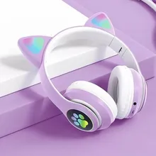 هدفون بلوتوثی مدل گربه ای gallery1